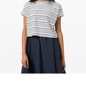Lululemon Cates tee crop top